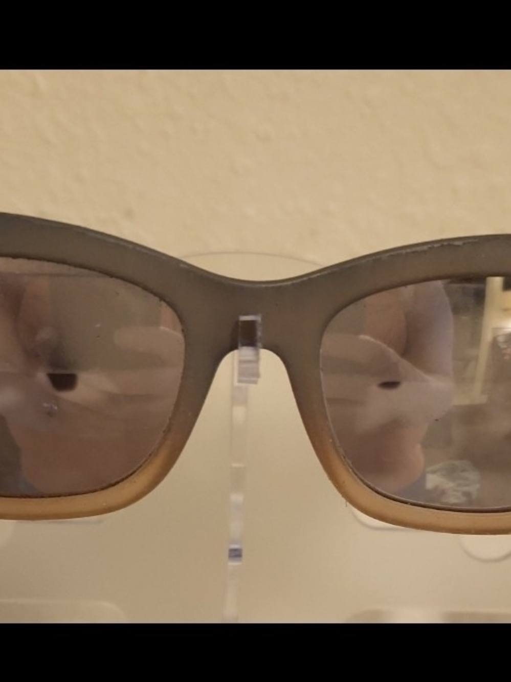 Toms Black Sunglass Temple with White Logo